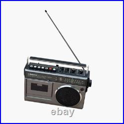 National RQ-538 FM AM Radio Cassette Recorder Boombox Vintage Fully Functional