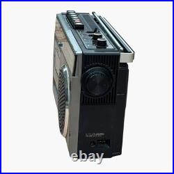 National RQ-538 FM AM Radio Cassette Recorder Boombox Vintage Fully Functional