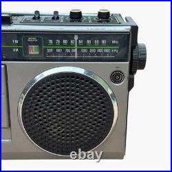 National RQ-538 FM AM Radio Cassette Recorder Boombox Vintage Fully Functional