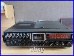 National RS-4400 Vintage Stereo Cassette Recorder AM FM Radio Tested VU