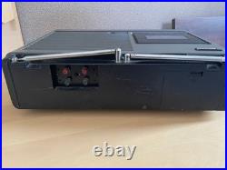 National RS-4400 Vintage Stereo Cassette Recorder AM FM Radio Tested VU