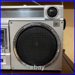 National RX-1540 Vintage Mono Radio Cassette Recorder with Manuals FullyFunction