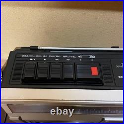 National RX-1540 Vintage Mono Radio Cassette Recorder with Manuals FullyFunction