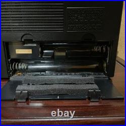 National RX-1540 Vintage Mono Radio Cassette Recorder with Manuals FullyFunction