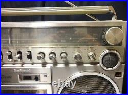 National RX-5500 Radio Cassette Recorder AC Cord Included Used Vintage Audio