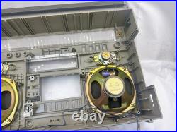 National RX-5650 Boombox FM/AM Stereo Radio Cassette Recorder Japan VTG AS-IS