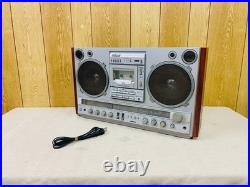 National RX-7000 Vintage Stereo Radio Cassette Recorder Boombox For Parts Repair
