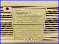 National RX-7000 Vintage Stereo Radio Cassette Recorder Boombox For Parts Repair