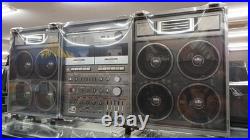 National RX-A5 Stereo Radio Cassette Recorder Boombox Working Vintage Japan Rare