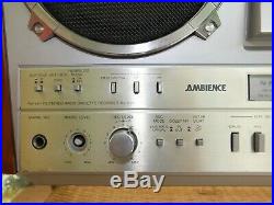 National Rx-7200 Boombox Ambience Vintage 1981 Radio Cassette Recorder 88-108mhz