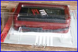 New G. E Mini Cassette Recorder VVA Model 3-5352S Burgundy Black Vintage Sealed