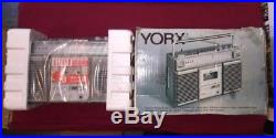 New Mint Yorx K6060 Stereo Cassette Recorder 8 Track Player Vintage Electronics