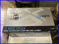 New Old Stock GPX Q916 PORTABLE STEREO CASSETTE TAPE RECORDER Vintage Boom Box