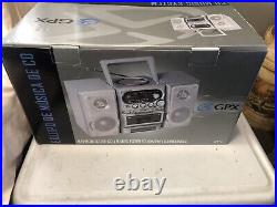 New Old Stock GPX Q916 PORTABLE STEREO CASSETTE TAPE RECORDER Vintage Boom Box