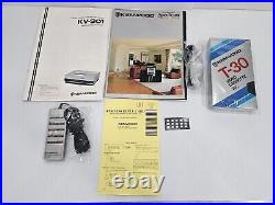 New Open Box Rare Vintage KENWOOD KV-901 VHS VIDEO CASSETTE RECORDER Top Loader New Open Box Rare Vintage KENWOOD KV-901 VHS VIDEO CASSETTE RECORDER Top Loader