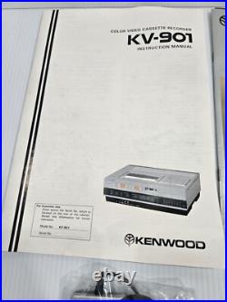New Open Box Rare Vintage KENWOOD KV-901 VHS VIDEO CASSETTE RECORDER Top Loader New Open Box Rare Vintage KENWOOD KV-901 VHS VIDEO CASSETTE RECORDER Top Loader