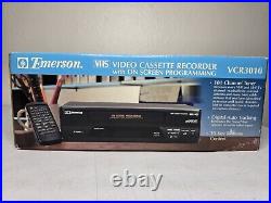 New Sealed Vintage 1997 Emerson VCR3010 VHS Video Cassette Recorder Walmart