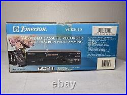 New Sealed Vintage 1997 Emerson VCR3010 VHS Video Cassette Recorder Walmart