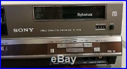 New Vintage SONY SL-5010 Betamax Video Cassette Recorder Never Been Plugged In