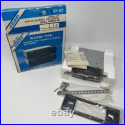 New Vintage Unisef Cr-20 In Dash Cassette Player Radio Uninstalled