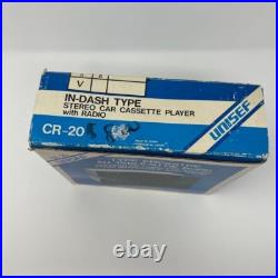 New Vintage Unisef Cr-20 In Dash Cassette Player Radio Uninstalled