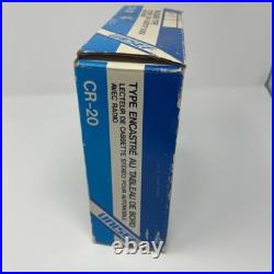 New Vintage Unisef Cr-20 In Dash Cassette Player Radio Uninstalled