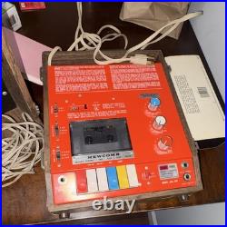 Newcomb AVC-500 Vintage Cassette Deck Audio Recorder Player Orange Panel
