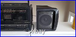 Nice VTG JVC PC-W100 Stereo Boombox Cassette Recorder Player Radio Receiver