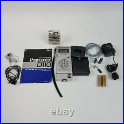 OLYMPUS Pearlcorder D110 Microcassette Recorder Kit with Instruction Booklet Vtg