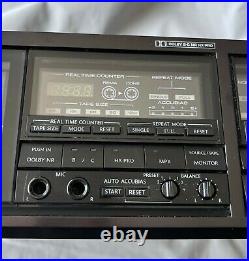 Onkyo Integra TA-2058 Stereo Cassette Tape Deck Vintage Dolby 3-Head New Belts