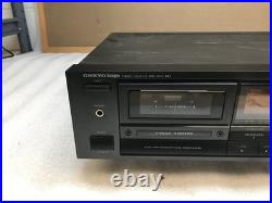 Onkyo Integra TA-2600 Vintage Stereo Cassette Tape Deck Black 3 Head Read Desc