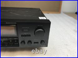Onkyo Integra TA-2600 Vintage Stereo Cassette Tape Deck Black 3 Head Read Desc