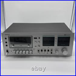 Onkyo TA-630DM Stereo Cassette Tape Deck Vintage As Is Please Read Description