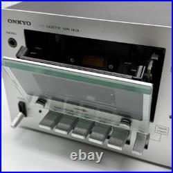 Onkyo TA-630DM Stereo Cassette Tape Deck Vintage As Is Please Read Description