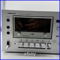 Onkyo TA-630DM Stereo Cassette Tape Deck Vintage As Is Please Read Description