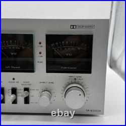 Onkyo TA-630DM Stereo Cassette Tape Deck Vintage As Is Please Read Description