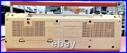 PANASONIC RX-F15 Vintage Ambience Boombox AM/FM Radio Cassette Recorder Red USED