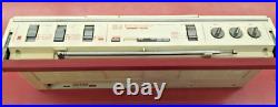 PANASONIC RX-F15 Vintage Ambience Boombox AM/FM Radio Cassette Recorder Red USED