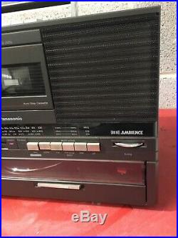 PANASONIC STEREO SG-555L Record Player Turntable Cassette Radio PORTABLE Vintage