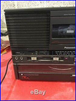 PANASONIC STEREO SG-555L Record Player Turntable Cassette Radio PORTABLE Vintage