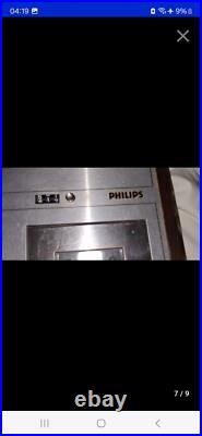 PHILIPS N 2400/19! VINTAGE! ¡¡ STEREO CASSETTE RECORDER Años 70cable supplied