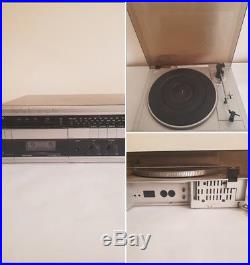 PHILIPS' vintage retro 1042 stereo record player / Cassette