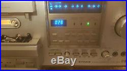 PIONEER CT-F900 CASSETTE TAPE DECK 3 Head Walnut Cabinet VTG Recorder Stereo