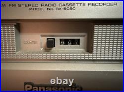 Panasonic BoomBox RX-5090 AM/FM Radio Cassette Player Stranger Things WORKS READ