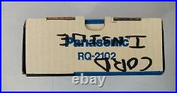 Panasonic Portable Cassette Recorder (RQ-2102) with Box China, Vintage