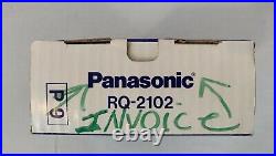 Panasonic Portable Cassette Recorder (RQ-2102) with Box China, Vintage