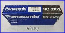 Panasonic Portable Cassette Recorder (RQ-2102) with Box Malaysia, Vintage