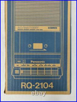 Panasonic Portable Cassette Recorder (RQ-2102) with Box Singapore, Vintage