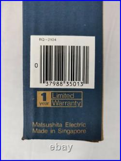 Panasonic Portable Cassette Recorder (RQ-2102) with Box Singapore, Vintage