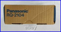 Panasonic Portable Cassette Recorder (RQ-2102) with Box Singapore, Vintage